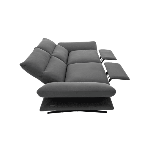 Sofá AGATA relax elétrico 4 lugares preto Sofá AGATA relax elétrico 4 lugares preto
