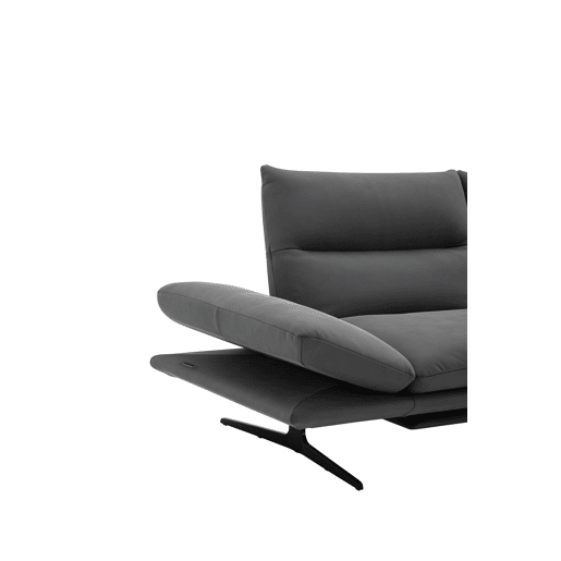 Sofá AGATA relax elétrico 4 lugares preto Sofá AGATA relax elétrico 4 lugares preto