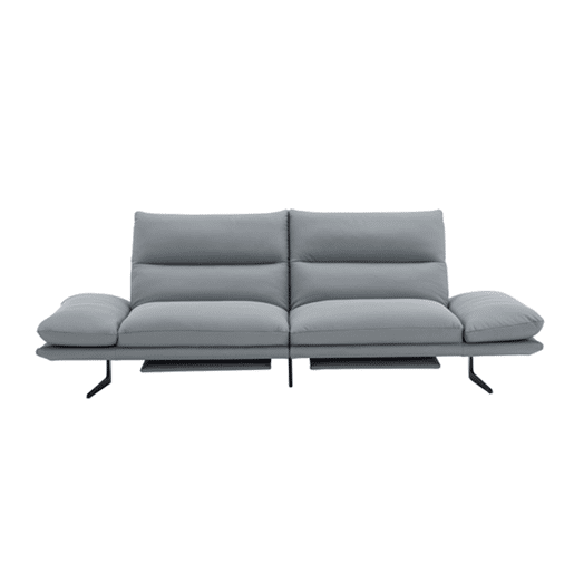 Sofá AGATA relax elétrico 4 lugares cinza Sofá AGATA relax elétrico 4 lugares cinza