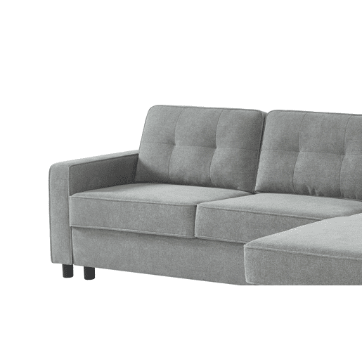 Chaise longue CIAN reversível 3 lugares cinza