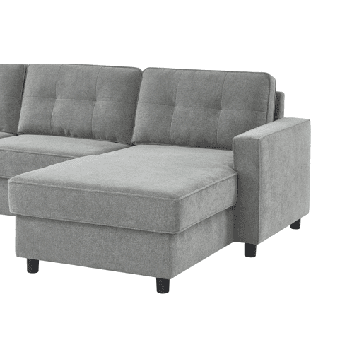 Chaise longue CIAN reversível 3 lugares cinza