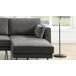 Chaise longue 4 plazas COSMO derecha gris Chaise longue 4 plazas COSMO derecha gris Gris