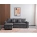 Chaise longue DRAKO reversible 3 plazas gris oscuro Chaise longue DRAKO reversible 3 plazas gris oscuro Gris Oscuro