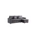Chaise longue DRAKO reversible 3 plazas gris oscuro Chaise longue DRAKO reversible 3 plazas gris oscuro Gris Oscuro