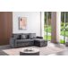 Chaise longue DRAKO reversible 3 plazas gris oscuro Chaise longue DRAKO reversible 3 plazas gris oscuro Gris Oscuro