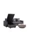 Chaise longue DRAKO reversible 3 plazas gris oscuro Chaise longue DRAKO reversible 3 plazas gris oscuro Gris Oscuro