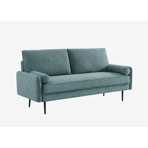Sofá ZEKE de 2 lugares cor azul Sofá ZEKE de 2 lugares cor azul