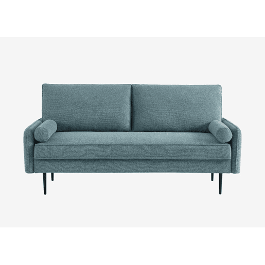 Sofá ZEKE de 2 lugares cor azul Sofá ZEKE de 2 lugares cor azul