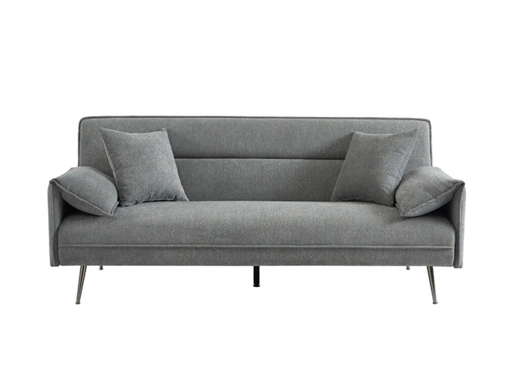 Sofá cama eiden 3 plazas color gris
