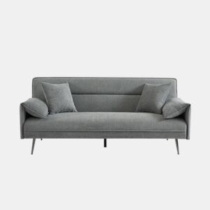 Sofá cama 3 lugares EIDEN cor cinza