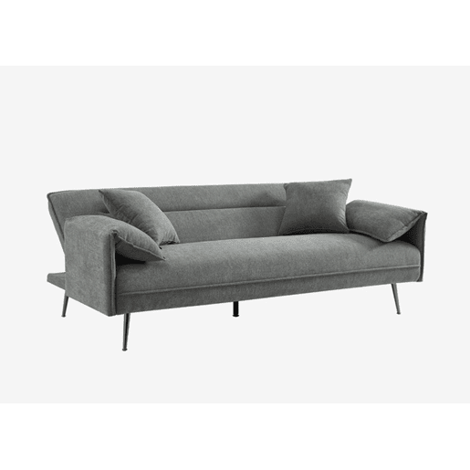 Sofá cama 3 lugares EIDEN cor cinza Sofá cama 3 lugares EIDEN cor cinza