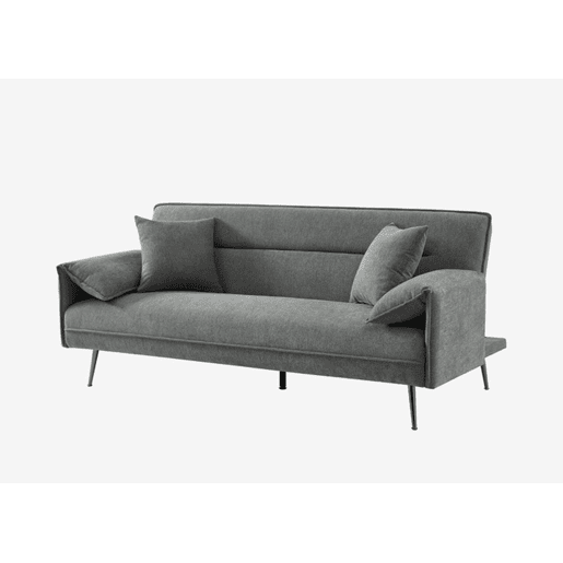 Sofá cama 3 lugares EIDEN cor cinza Sofá cama 3 lugares EIDEN cor cinza
