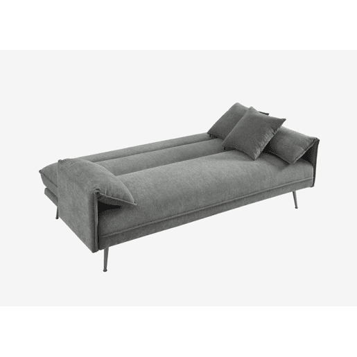 Sofá cama 3 lugares EIDEN cor cinza Sofá cama 3 lugares EIDEN cor cinza