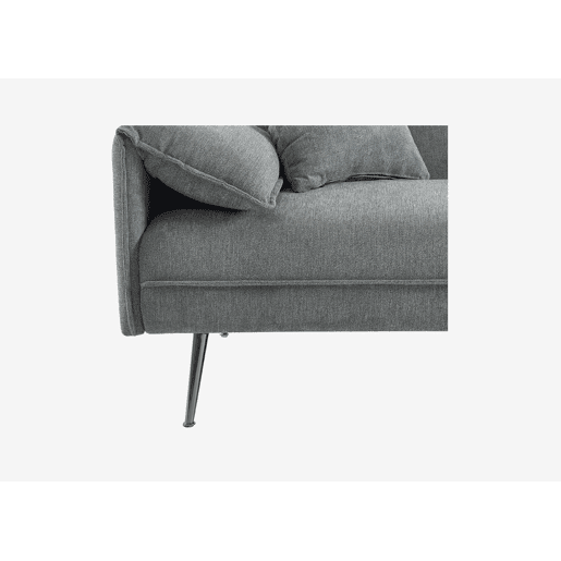 Sofá cama 3 lugares EIDEN cor cinza Sofá cama 3 lugares EIDEN cor cinza