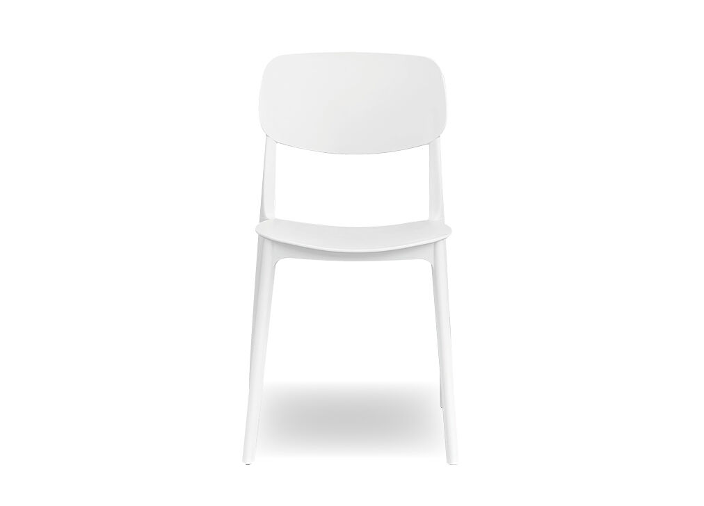 Silla de cocina laia fija pp blanca