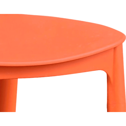 Cadeira de cozinha LAIA fixa PP Laranja Cadeira de cozinha LAIA fixa PP Laranja
