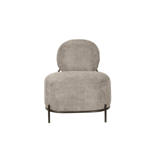 Cadeirão decorativo OWEN cinza escuro