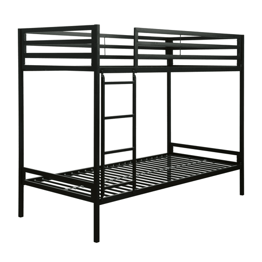 Belice 90x190cm metal preto com barrera protectora GASOL