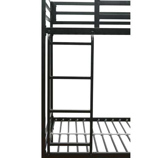 Belice 90x190cm metal preto com barrera protectora GASOL