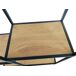 Estantería LILY color roble 8 huecos Estantería LILY color roble 8 huecos Negro/ Madera