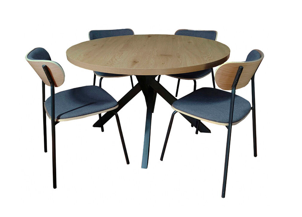 Conjunto de mesa con 4 sillas savannah