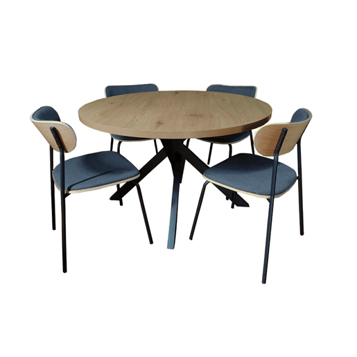 Conjunto de mesa com 4 cadeiras SAVANNAH