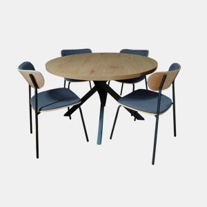 Conjunto de mesa com 4 cadeiras SAVANNAH