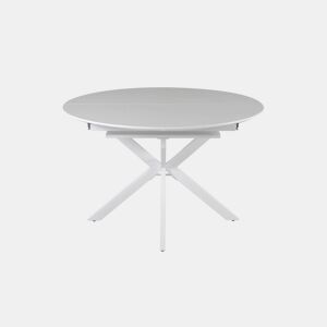 Mesa de jantar extensível CINTHYA cor branco