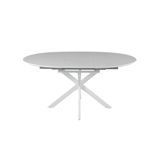 Mesa de jantar extensível CINTHYA cor branco