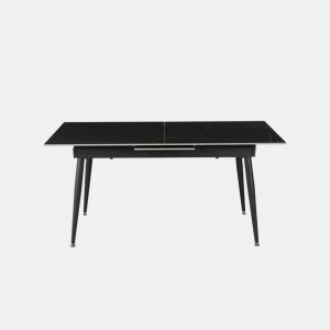 Mesa de jantar extensível JILL cerámica preto