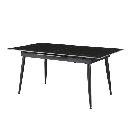 Mesa de jantar extensível JILL cerámica preto