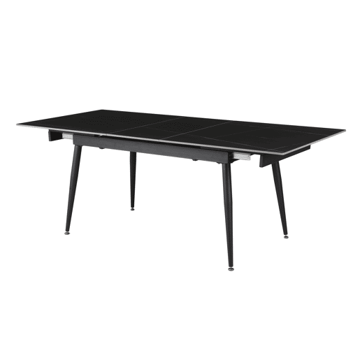 Mesa de jantar extensível JILL cerámica preto