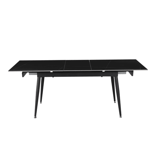 Mesa de jantar extensível JILL cerámica preto