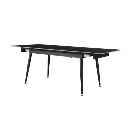 Mesa de jantar extensível JILL cerámica preto
