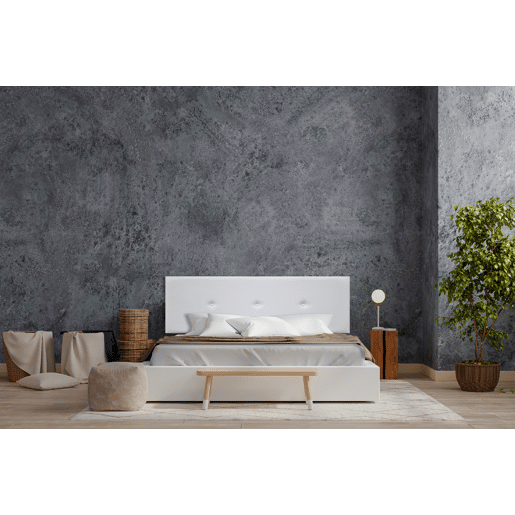 Cabeceira SAKAI branca 160x50cm couro sintético