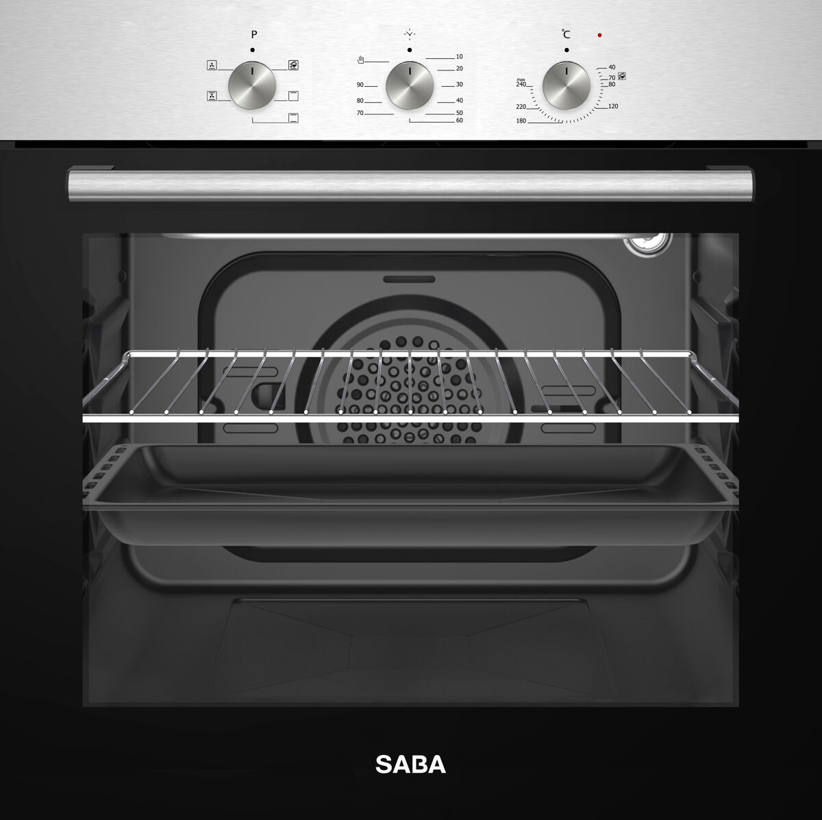 Horno elétrico SABA SB-BIMO-2023 multifunción 60 litros