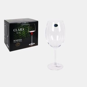 Set 6 copos de vinho CLARA de cristal da Bohémia