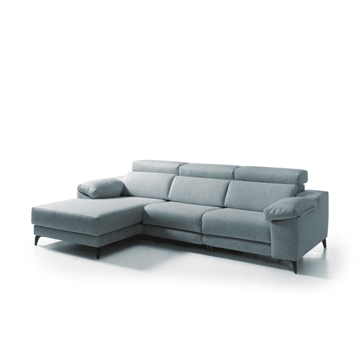 Chaise longue 4 lugares relax elétrica AMIL esquerda azul