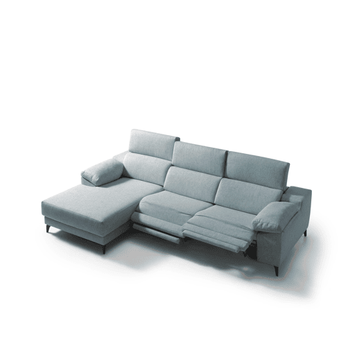Chaise longue 4 lugares relax elétrica AMIL esquerda azul
