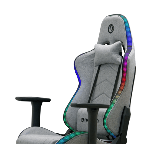 Cadeira gaming NACON RGB cinza Cadeira gaming NACON RGB cinza