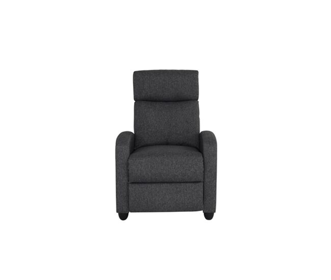 Sillón relax manual eros gris oscuro