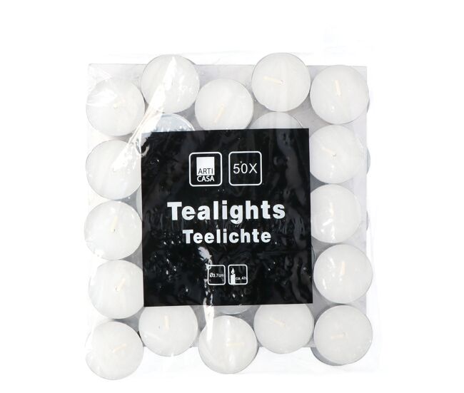 Vela tealight 50pcs marca arti casa