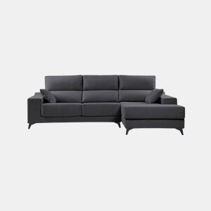 Chaise longue 4 lugares NOELIA XL cor antracite dereita