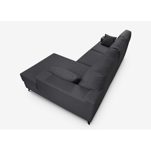 Chaise longue 4 lugares NOELIA XL cor antracite dereita