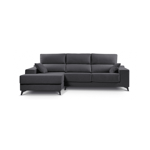Chaise longue 4 lugares NOELIA XL cor antracite esquerda