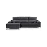 Chaise longue 4 lugares NOELIA XL cor antracite esquerda
