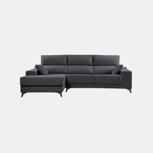Chaise longue 4 lugares NOELIA XL cor antracite esquerda