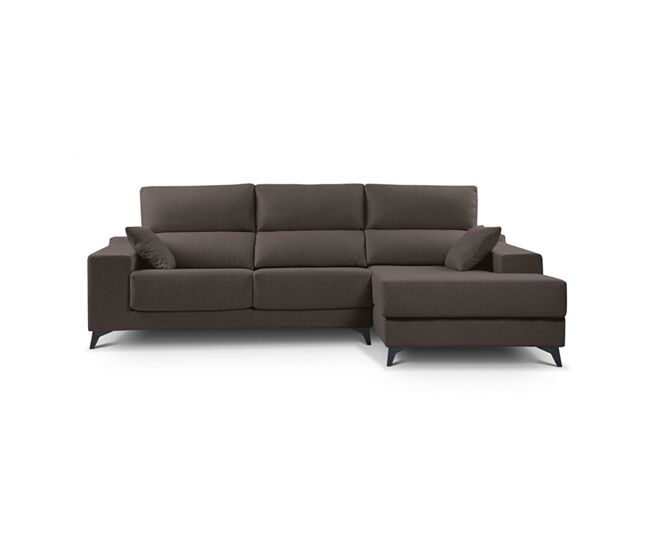 Chaise longue noelia xl 4 plazas lado derecho chocolate