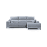 Chaise longue 4 lugares NOELIA XL cor azul claro dereita