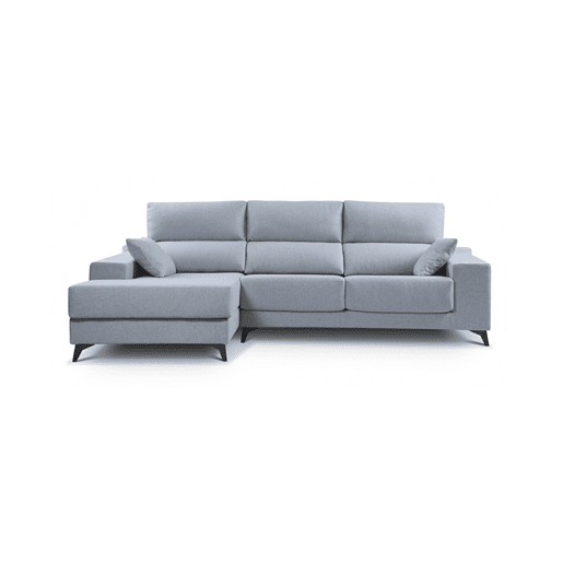 Chaise longue 4 lugares NOELIA XL cor azul claro esquerda